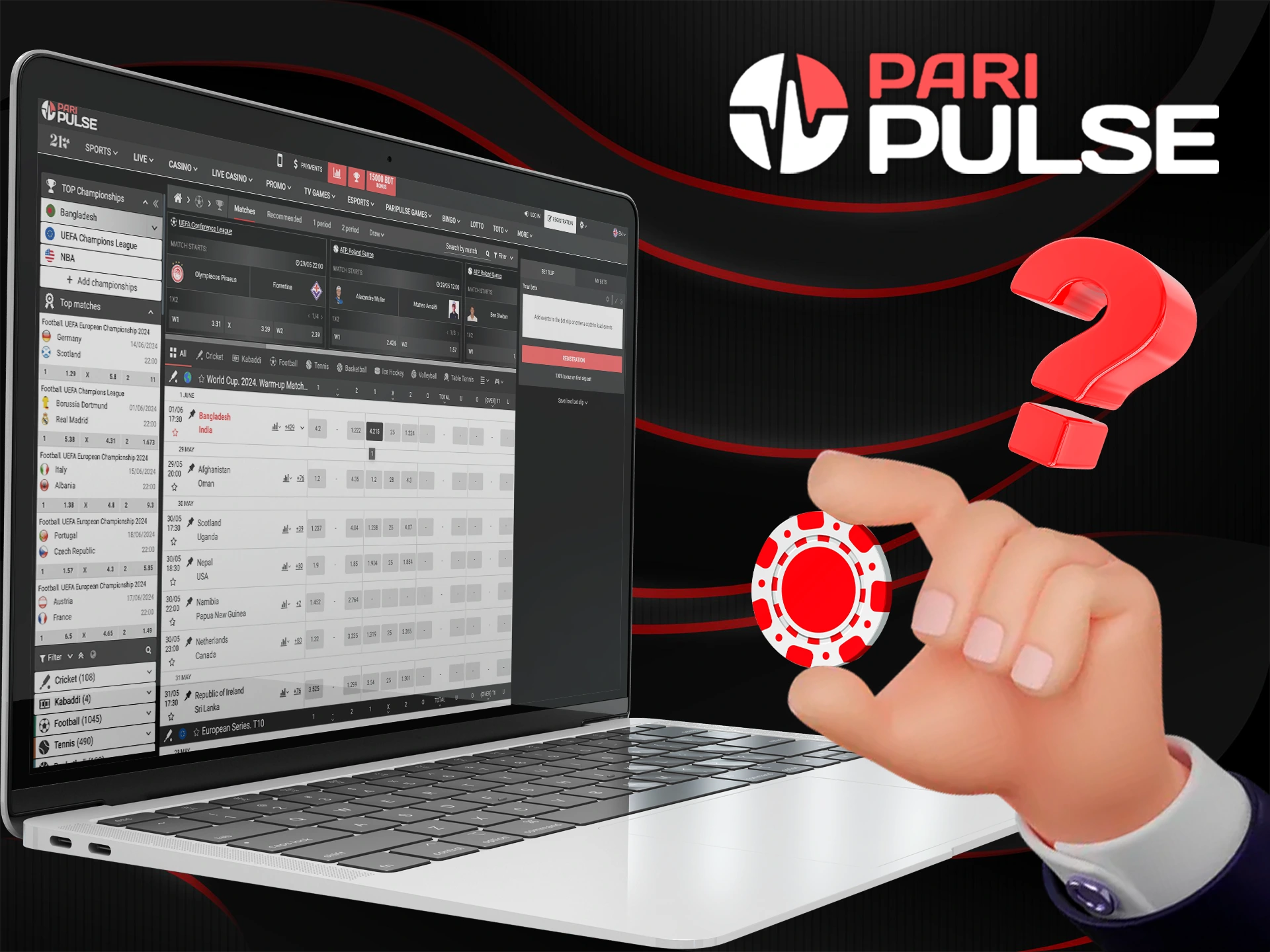 Learn how to bet at PariPulse casino.