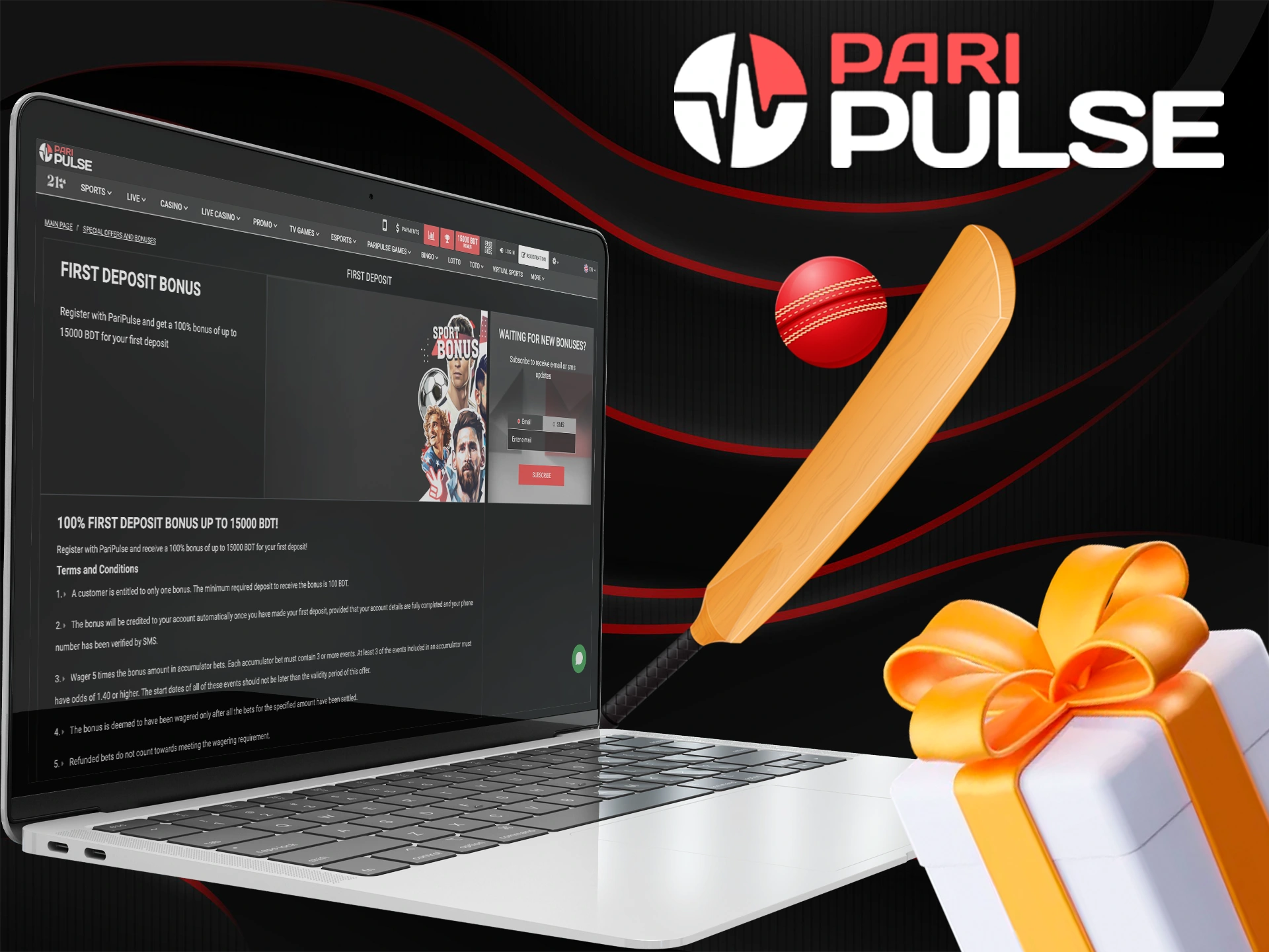 Increase your chances of winning with a sports bonus from PariPulse.