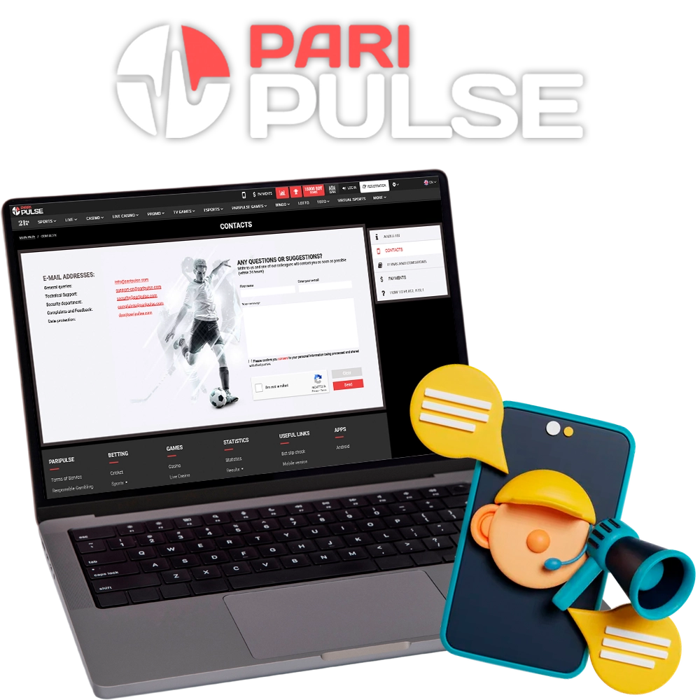 The PariPulse team is ready to help you at any time.