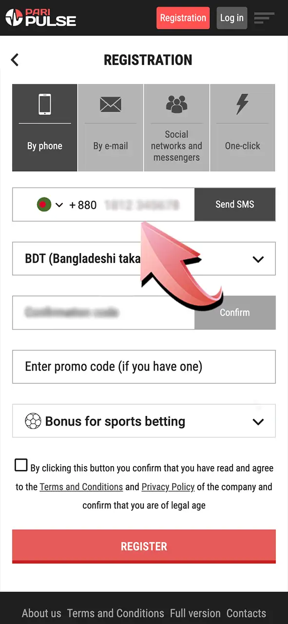 Fill in your personal details to create a PariPulse account.