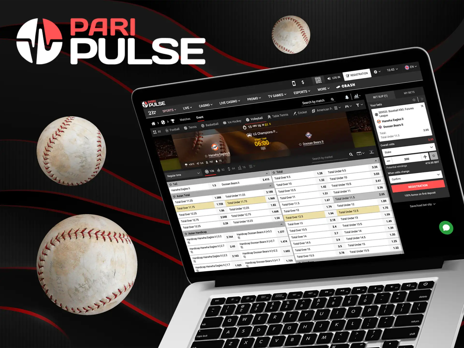 Try baseball betting at PariPulse and aim for home runs.