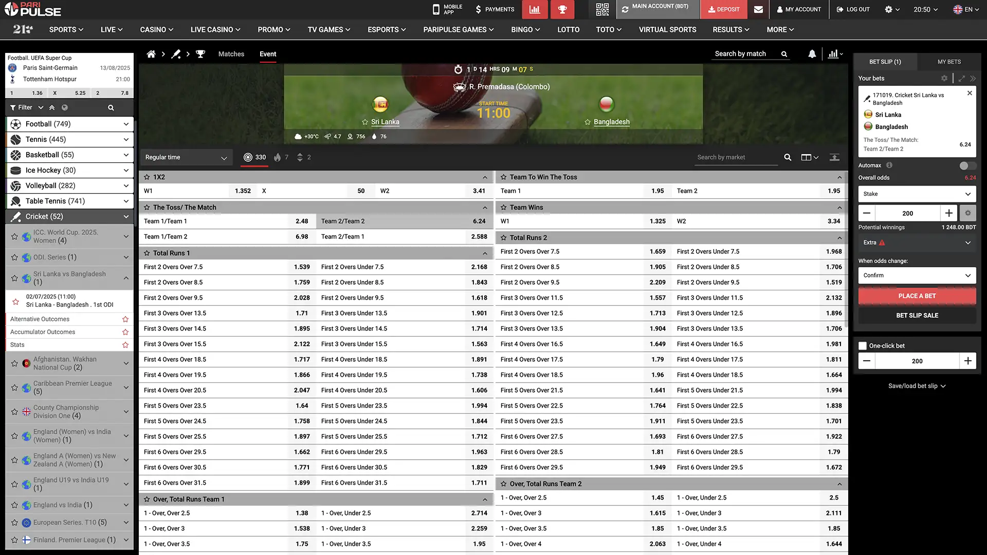Start playing with the PariPulse desktop version.