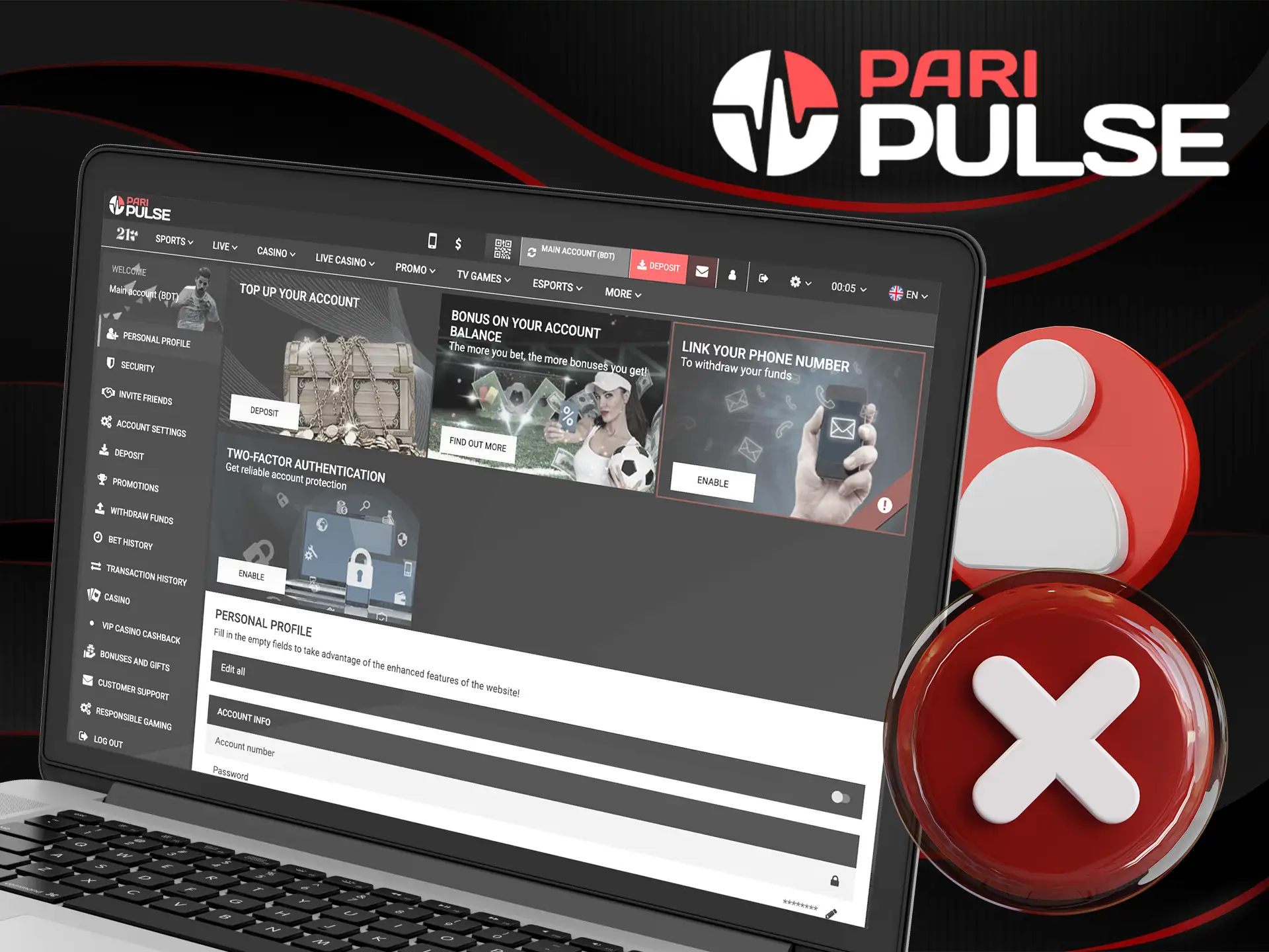 Learn how to delete your PariPulse account if needed.