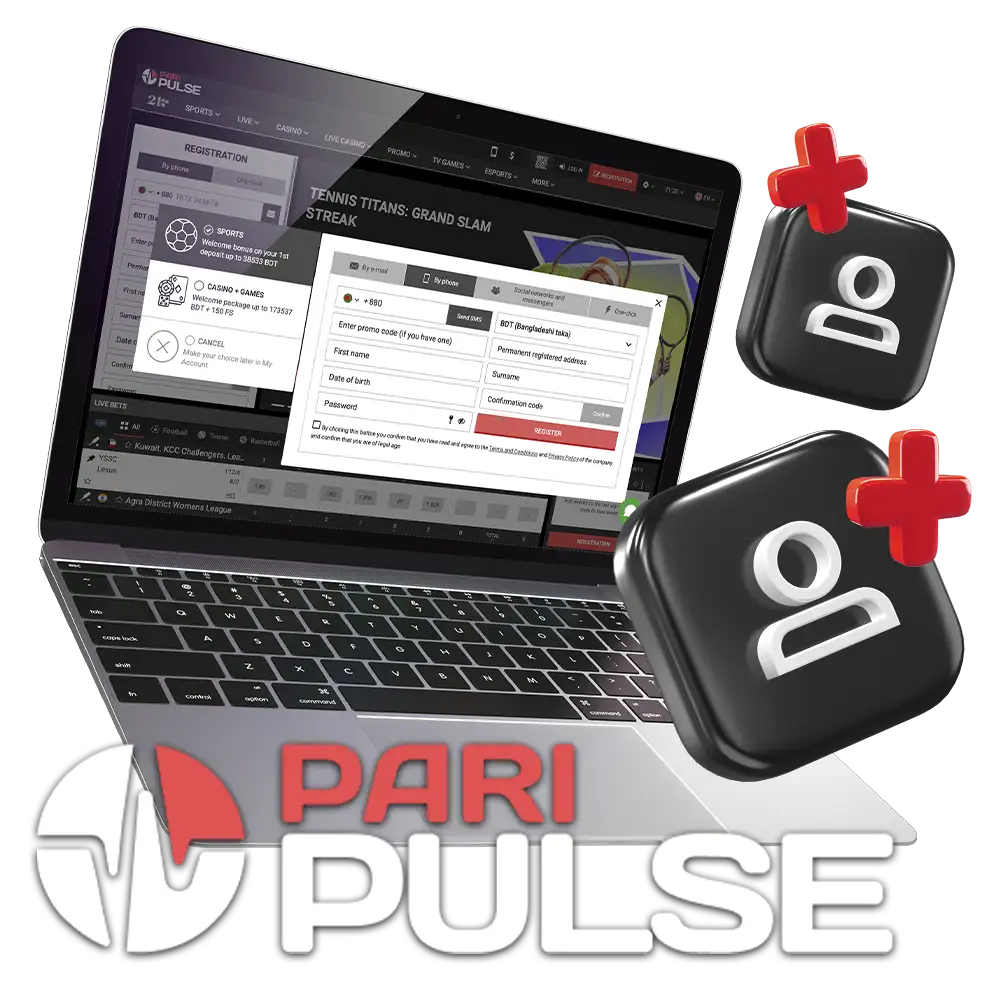 Register on PariPulse and start playing with real rewards.