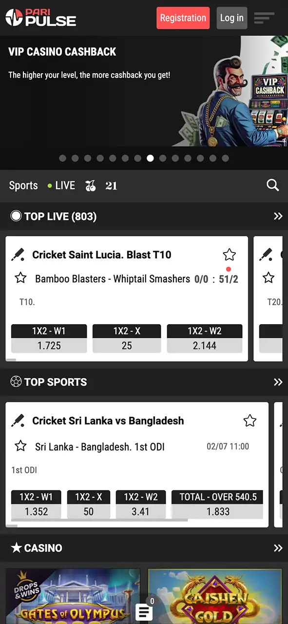 Visit the official PariPulse website for quick registration.