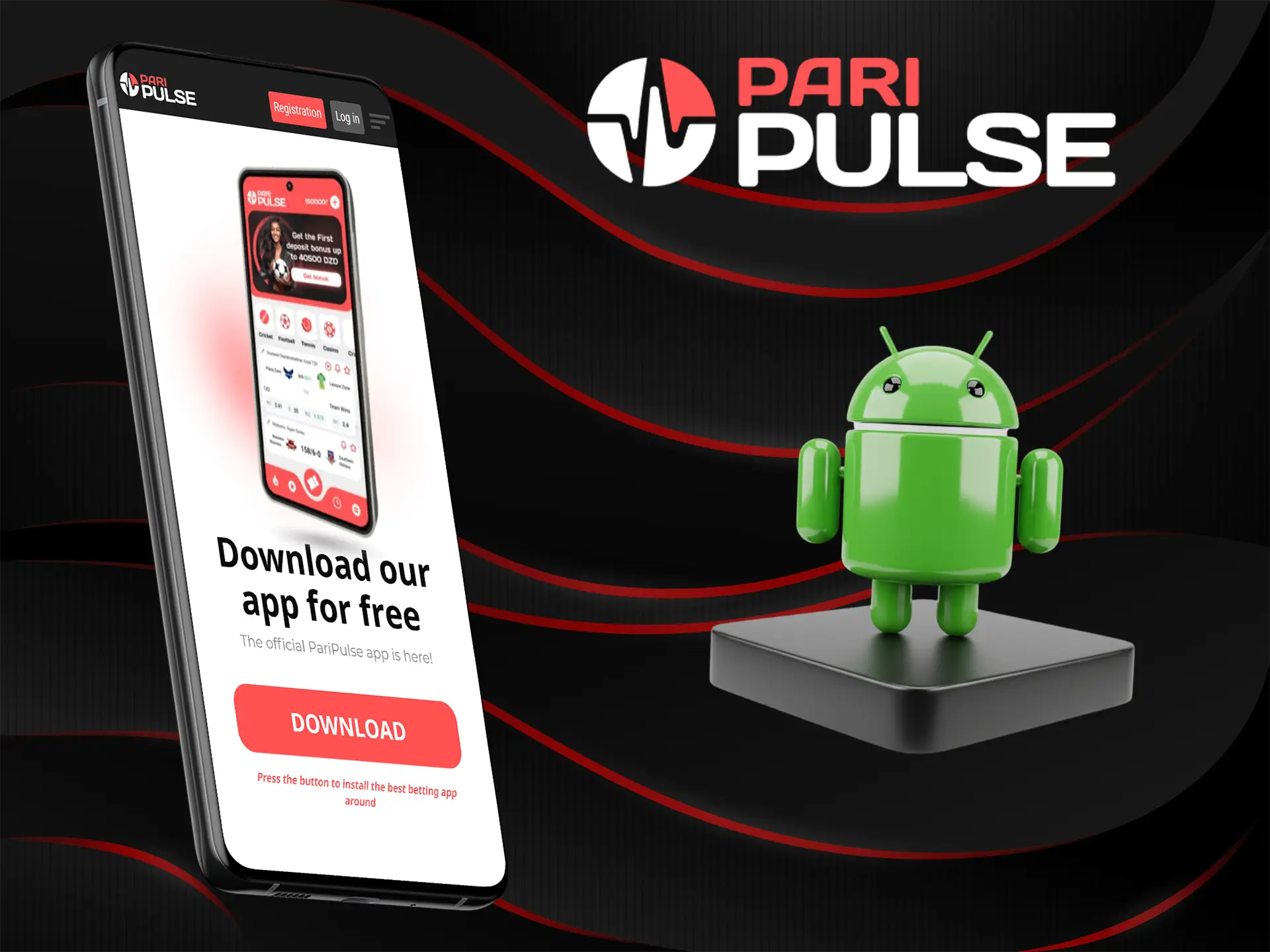 Download the PariPulse app for Android from the official website.