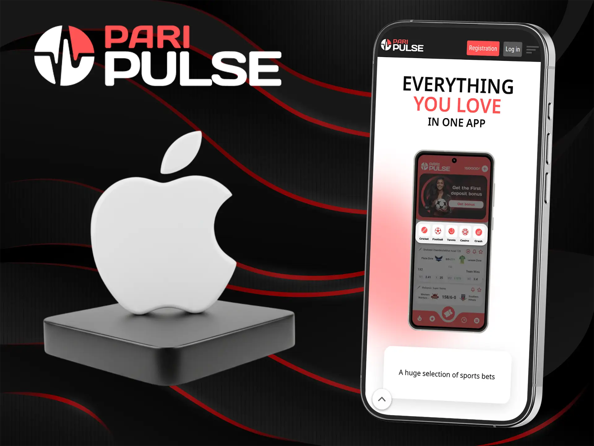 Install the PariPulse app for iOS from the App Store.