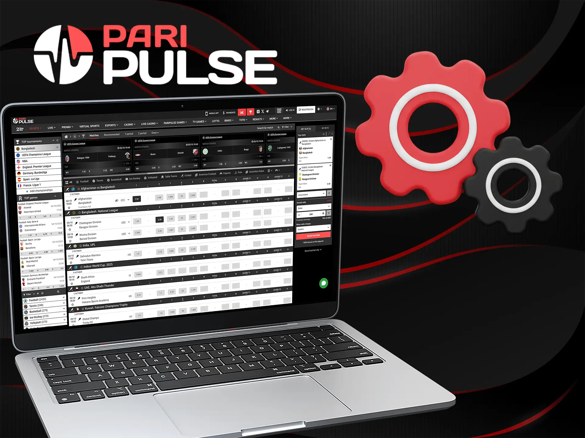 Find out what types of bet are available on PariPulse.