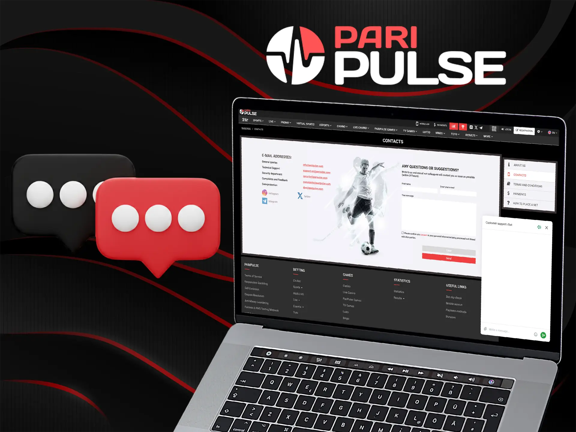 PariPulse offers round-the-clock support via email or live chat.
